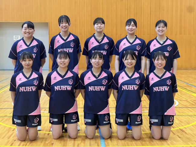 【新潟医療福祉大学】卓球女子団体が２年ぶり２回目の全国大会（インカレ）出場決定７/15（水）から開催される全日本大学総合卓球選手権大会へ