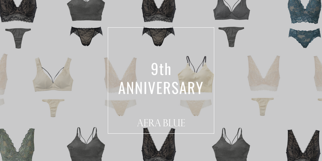 【9周年記念】“身も心も解放する”日本製ブラレットブランド「AERA BLUE」が、感謝をこめた特別セールを開催中！