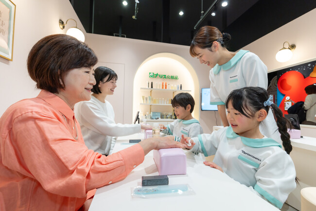 ナリス化粧品　子供の仕事体験6,000名突破