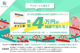 「かべぴた」ユーザーアンケートキャンペーン