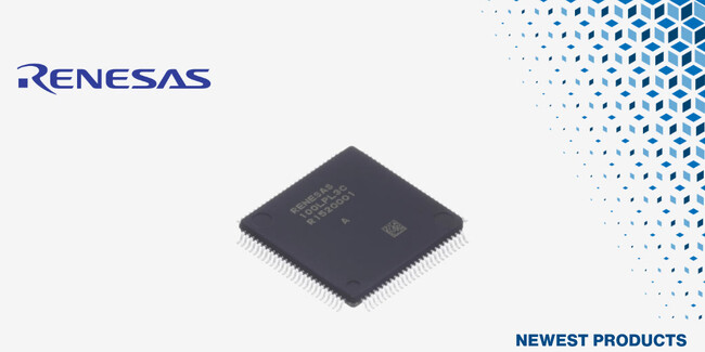 マウザー、Renesas Electronics RX14T モータ制御向けマイクロコントローラの提供を開始