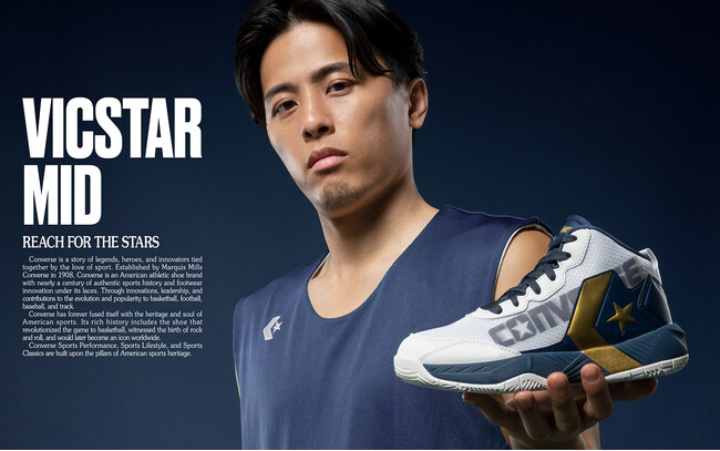 ジュニア向けバスケットボールシューズ「VICSTAR MID」次世代プレーヤーの成長を足元から支える2026年秋冬新色が登場