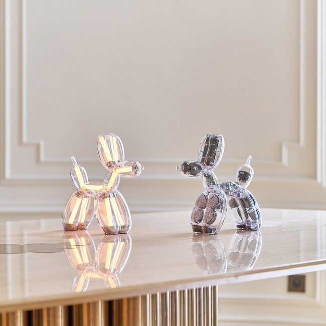 フランス発のライフスタイルブランド「Lexon」、アート・デザイン・テクノロジーを融合した「Balloon Dog」のランプとスピーカーを発売。