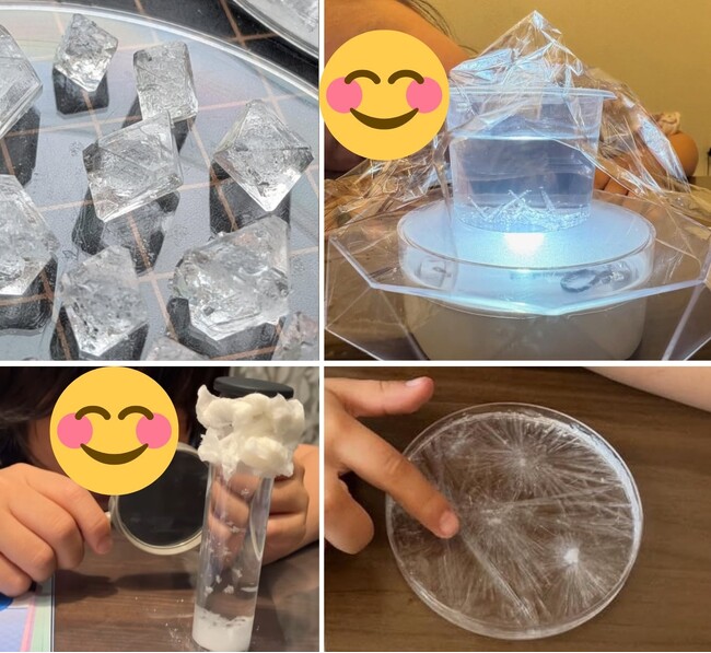 【自由研究におすすめ】宝石のような結晶を育てて観察しよう！　無料ワークシート公開中！