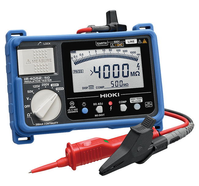 HIOKI、絶縁抵抗計IR4052-52を発売
