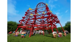 「クレヨンしんちゃんアドベンチャーパーク」を2027年春リニューアル 高さ11mの新アスレチック『風雲!シネマアスレチック大作戦(仮)』が誕生 「クレヨンしんちゃんアドベンチャーパーク」を2027年春リニューアル 高さ11mの新アスレチック『風雲!シネマアスレチック大作戦(仮)』が誕生