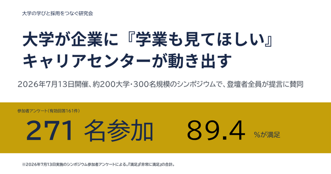 大学が企業に「学業も見てほしい」、キャリアセンターが動き出す