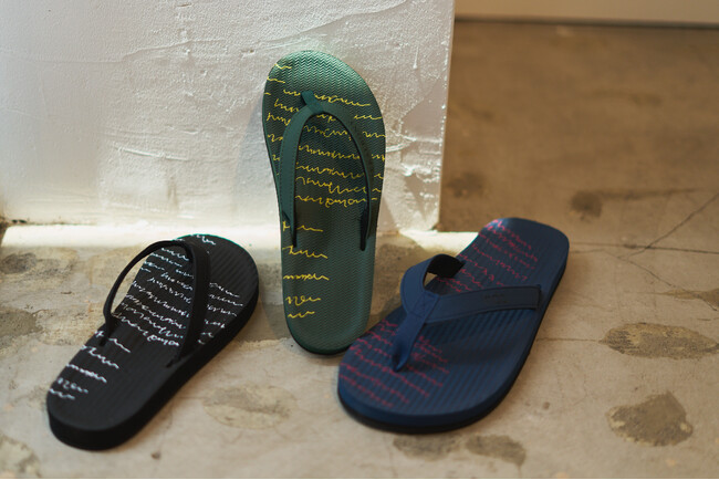 HERALBONY、indosoleと初コラボレーション。別注ビーチサンダルを7月17日（金）より銀座店にて先行発売