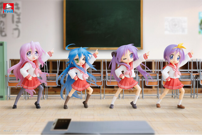 システムサービスのフィギュアブランド「Vivit」から「らき☆すた」が7月より連続で登場！