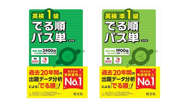 「英検(R)でる順パス単」1級・準1級を最新データをもとに改訂！シリーズ全8点を7月17日（金）に同時刊行！購入者限定「合格応援キャンペーン」も開催