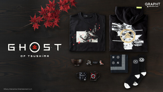 【GRAPHT】「Ghost of Tsushima」6周年にあわせて新作アパレル＆雑貨を発売　東京ソラマチ(R)、ゲームの舞台・対馬、GRAPHT公式ECで7月17日より販売