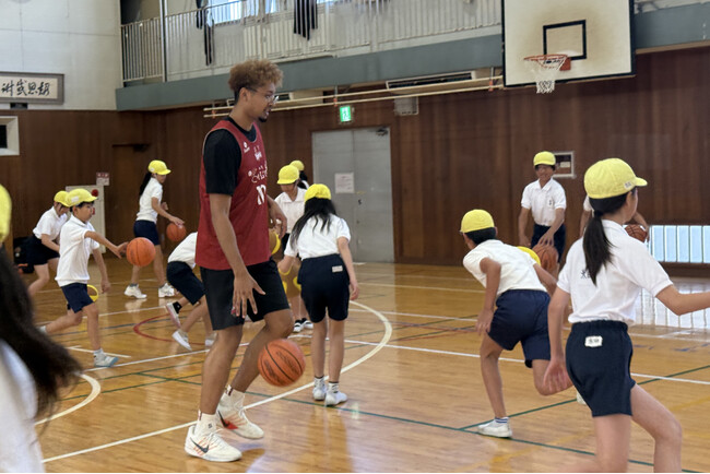 【バンビシャス奈良】斑鳩町立斑鳩東小学校訪問