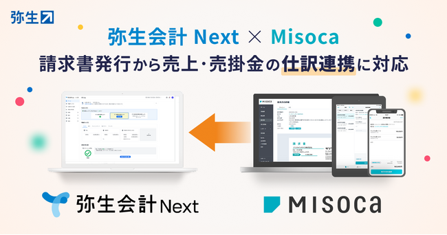 「弥生会計 Next」と「Misoca」が連携