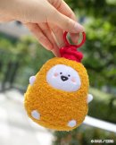 お文具といっしょ ぬい具るみミニキーリング(エビフライ) お文具といっしょ ぬい具るみミニキーリング(エビフライ)