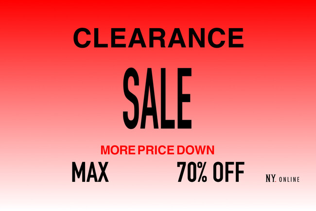 【7/17(金)より】クリアランスセール　モアプライスダウン＜最大70%OFF＞開催！