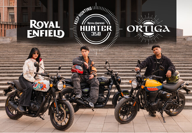 「HUNTER 350」2026年モデルの新色「ムンバイ・イエロー」「ムーンショット・ホワイト」「グラファイト・グレー」で東京の街を駆け抜ける「New HUNTER 350 浅草キャラバン」開催決定