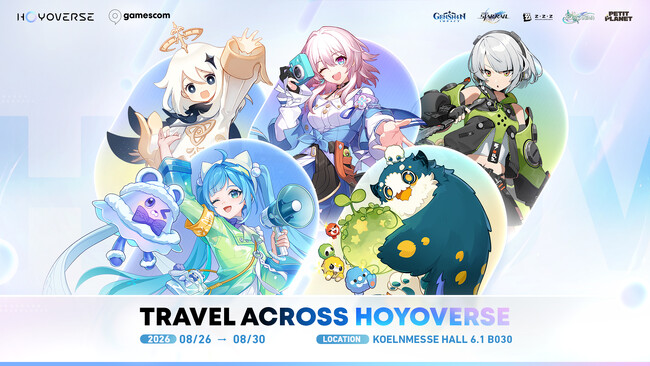 HoYoverse、2026年gamescomの出展ラインナップを正式発表