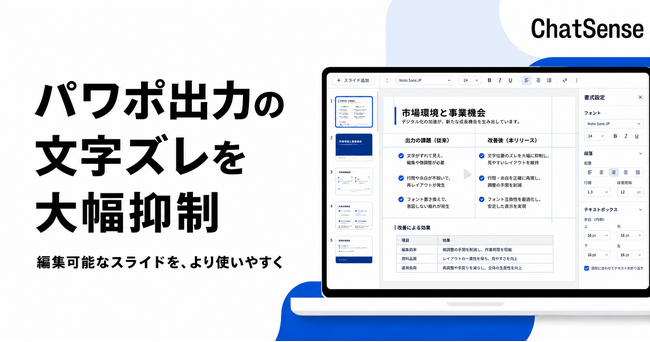 すぐ使える「スライド生成」サービス、パワポ出力の文字ズレを大幅抑制アップデート