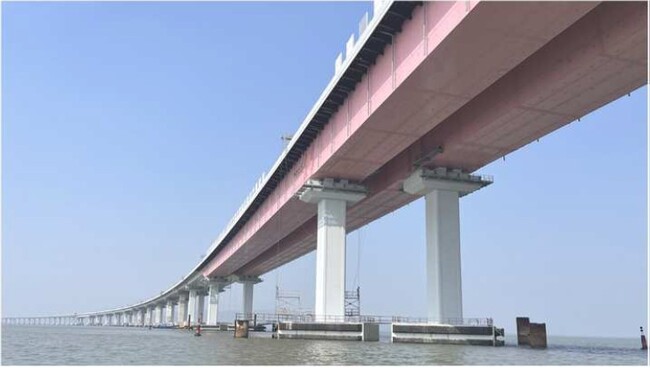 インド共和国 ムンバイ湾横断道路鋼橋部分の点検業務を受注