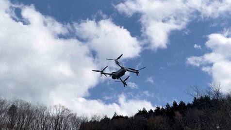 国内初、圏外エリアでの衛星直接通信ドローン飛行実証に成功