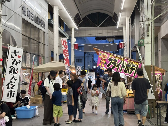 【佐賀市】街なかに、夏夜市の灯り さが銀天夜市開催中
