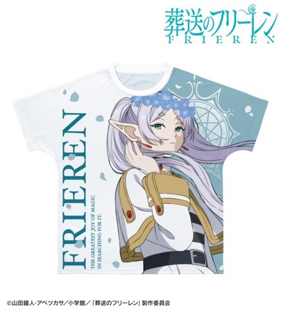 『葬送のフリーレン』のフルグラフィックTシャツ、ユニボール ワン ゲルインクボールペンの受注を開始！！アニメ・漫画のオリジナルグッズを販売する「AMNIBUS」にて