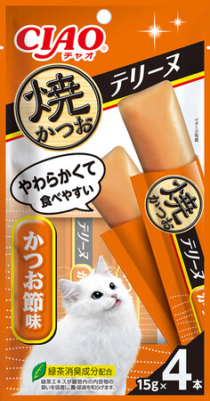 いなばペットフード　猫ちゃん用「CIAO 焼かつおテリーヌ」新発売！