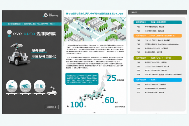 【eve autoサービスコンテンツ更新】「eve auto活用事例集」にANA Cargo、日立建機の事例を追加