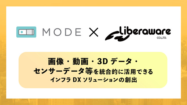 Liberawareと現場データの活用を支援するシリコンバレー発スタートアップMODEが業務提携に関する覚書を締結
