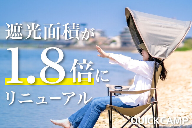 【通常販売開始】日傘いらずで両手は自由。全方向シェードで自分だけの持ち運べる日陰を