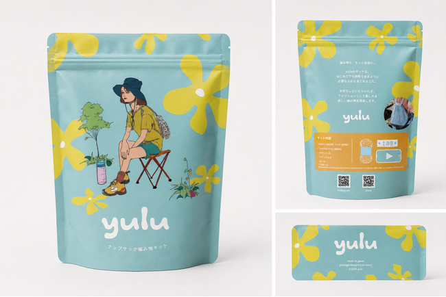 編み物キットブランドの「yulu」がSNSで93万回再生された“編むナップザック”を商品化--韓国毛糸メーカーAncallsと初コラボで7月16日(木)より数量限定発売