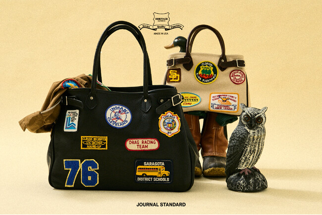 アメリカンクラフトに、品格を添えて。JOURNAL STANDARDより、　HERITAGE LEATHERとの別注バッグがリリース