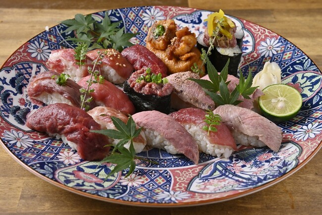 肉屋の、鮨。『炙りと握り 肉寿司本家 武蔵小杉店』7月29日(水)武蔵小杉駅前にオープン