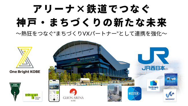 【共同リリース】One Bright KOBE/神戸ストークスとJR西日本は、「まちづくりVXパートナー」として連携を強化します