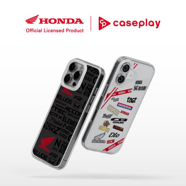 【スマホアクセサリー業界】対応機種数/コラボ数/デザイン数でNo1を誇るcaseplayから Hondaのスマートフォンアクセサリーが、4デザイン×160機種以上のラインナップで登場！