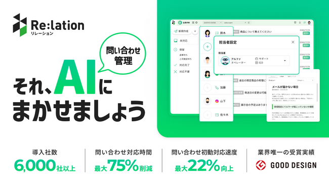 Re:lation「AI社員」のマルチチャネル自動対応にあわせ、『Re:lation』製品紹介動画全5本を公開