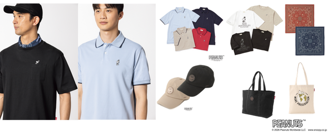 AOKI＆TAKE CARE WITH PEANUTSのコラボレーションから「TAKE CARE OF THE EARTH（地球への思いやり）」に共感したサステナブル素材を使用したアイテムが新登場！