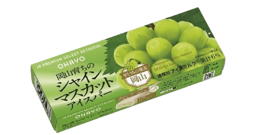 JR PREMIUM SELECT SETOUCHIシリーズ「岡山育ちのシャインマスカットアイスバー」を今年も発売します！
