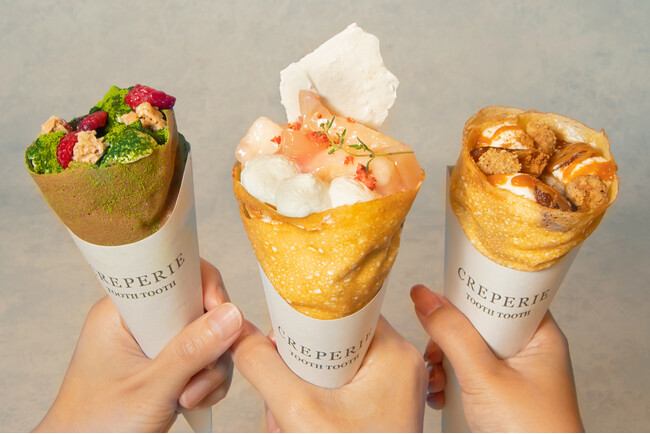 TOOTH TOOTH MART FOOD HALL&NIGHT FESの「CREPERIE TOOTH TOOTH」が７月30日よりメニューを全面リニューアル！夏を彩る新作クレープも登場♪