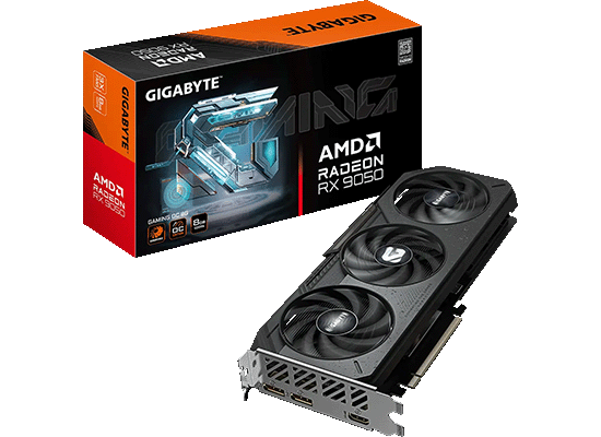 GIGABYTEから、トリプルファン採用のRadeon RX 9050搭載ゲーミング向けグラフィックボード『GV-R9050GAMING OC-8GD』を発売