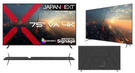 【75インチ 4K 199,980円！】JAPANNEXTが75インチ VAパネル搭載 USBメモリ再生対応の大型4K液晶モニターを7月30日(木)に発売