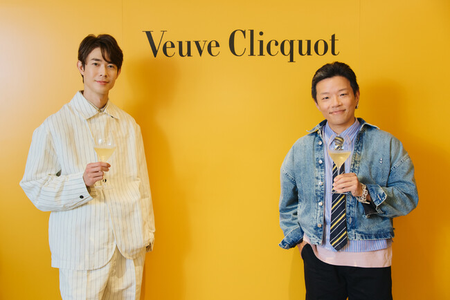 宮沢氷魚さんが登場「ヴーヴ・クリコ ラ・グランダム 2018 × サイモン・ポート・ジャックムス」限定ボトル発売記念トークイベントを開催