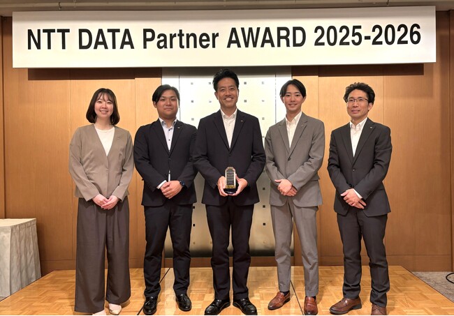「NTT DATA Partner AWARD 2025-2026」 8年連続となる『Partner of the Year』を受賞