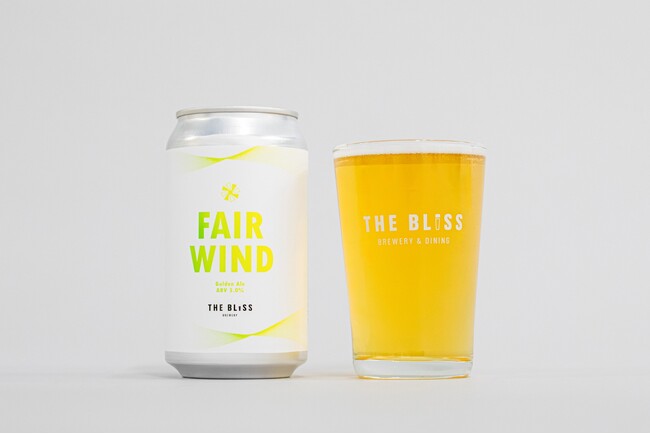 結婚式場併設ブルワリー「THE BLISS BREWERY」初の缶ビール『Fair Wind』発売～まもなくオープン2周年。