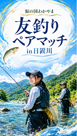 西日本屈指の清流・日置川で全国の友釣りファン集結「鮎の国わかやま 友釣りペアマッチ」2026年9月20日開催決定