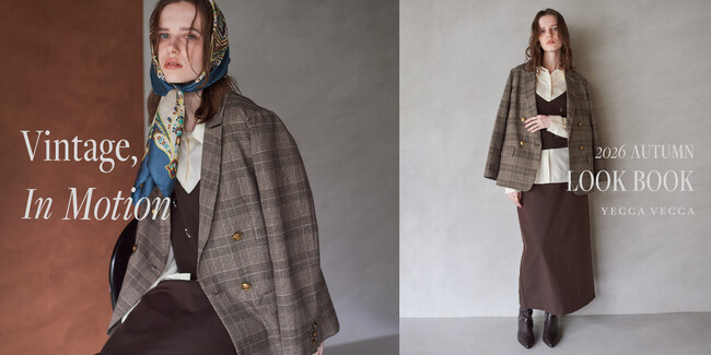 【YECCA VECCA】2026 Autumn シーズンビジュアル「Vintage, In Motion」を公開