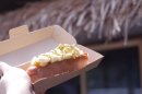 【かやぶきスタンドで楽しむみやま堂のコッペサンド】 【かやぶきスタンドで楽しむみやま堂のコッペサンド】