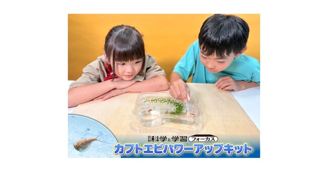 【子どもたちの声から誕生】カブトエビの飼育の悩みを解決する『カブトエビパワーアップキット』新発売
