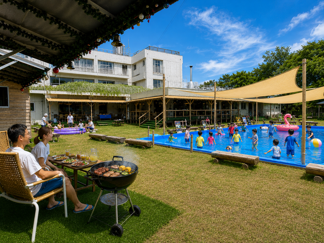 【三重県菰野町】暑い夏のBBQをもっと快適に。大型水遊び場・大型キッズスペース・貸切プライベートルーム・シャワールームを新設