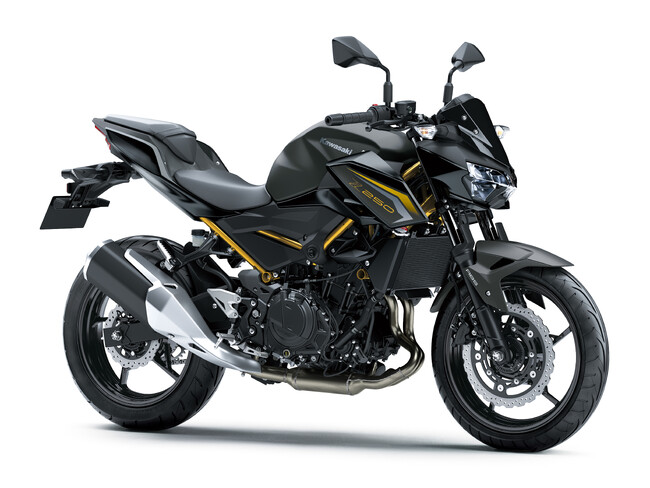 カワサキから躍動感あふれるスタイリングのスーパーネイキッドモデル「Z250」「Z400」を2026年9月5日(土)に発売